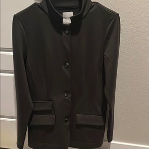 Nic+Zoe Knit Blazer with Stand-Up Collar